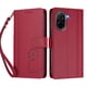 thumbnail image 3 of Funda Cartera Trébol para Xiaomi Poco C71 4G con Ranuras Tarjetas y Carga Inalámbrica Rojo, 3 of 6