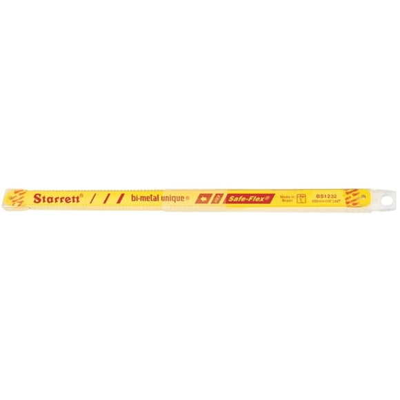 Hoja de Sierra de Mano Starrett Bi-Metal HSS Safe-Flex Única 12"