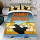 thumbnail image 4 of Johnny Bravo Conjunto de sábanas temático, trío de piezas, cómodo y amigable con la piel, diseño único, regalo de decoración para el hogar para familiares, amigos y fans, 90 cm * 190 cm, 4 of 6