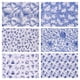 thumbnail image 4 of Calcomanías De Arte De Cerámica Papel De Transferencia De Flores Pegatina Azul Bajo Vidriado DIY, 4 of 5