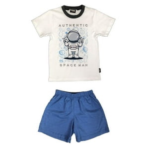 Tiare - Pijama Niño Astronauta Blanco 3