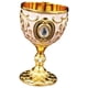 thumbnail image 3 of Mini Copa De Vino De Metal Vintage, Copa De Vino De 30ml, Reutilizable, Inastillable, Estilo Medieval, Estilo B, 3 of 3