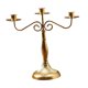thumbnail image 3 of Candelabro De Varios Brazos Para El Hogar, La Cocina, El Comedor, El Candelabro Dorado Con 3 Brazos, 3 of 5
