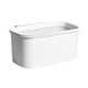 thumbnail image 1 of Bote de basura colgante, Herramientas de limpieza del hogar Contenedor de basura, Mini Cubo de basura de cocina para puerta de gabinete Encimera Dorm Gris, 1 of 5