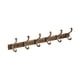 thumbnail image 4 of Ganchos De Pared Para Abrigos Perchero Moderno Montado En La Pared Para Bufandas Toallas Cocina Bronce 6 Ganchos, 4 of 5