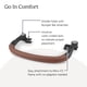 thumbnail image 3 of Barra De Seguridad Para Cochecito Minu V3 Cuero Saddle, 3 of 4