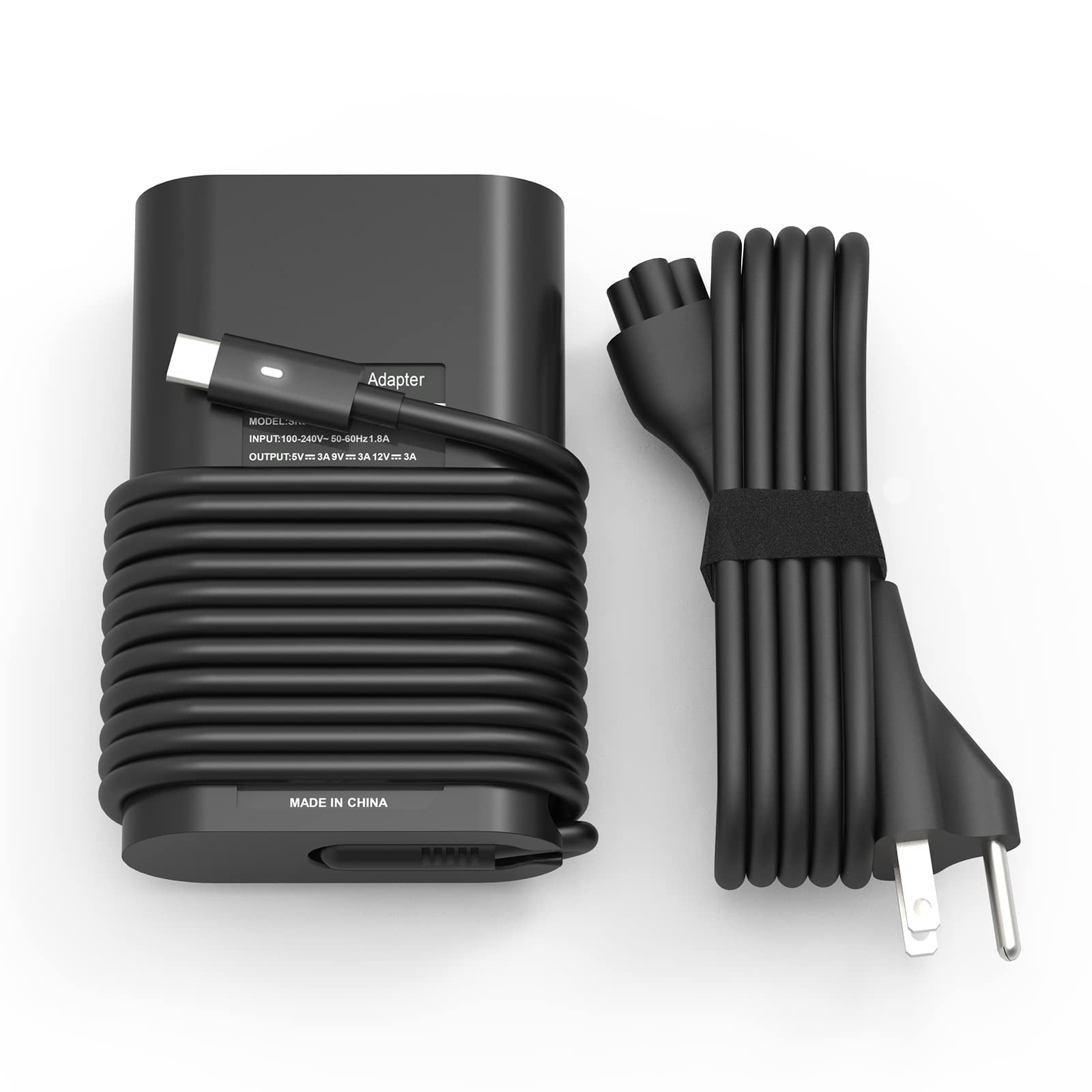 Ybruzrub - Cargador Portátil 65w 45w Usb C Tipo C Para Dell Latitude