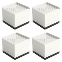 Magideal - 4 Piezas Elevadores De Muebles Extensores De Piernas De Muebles Elevadores Almohadillas Antideslizantes Portátiles Bloques De Elevación Para Sofá , Albaricoque 75 Cm