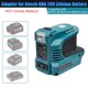 thumbnail image 2 of Inversor de Energía de 220W DC 18V 21V a AC 220V Adaptador USB Tipo-c DC para Sistema Profesional Bos*ch GBA Li-ion Herramientas de 18V, 2 of 10