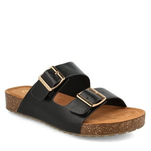 Sandalia Mujer Bata Enjoy Negro