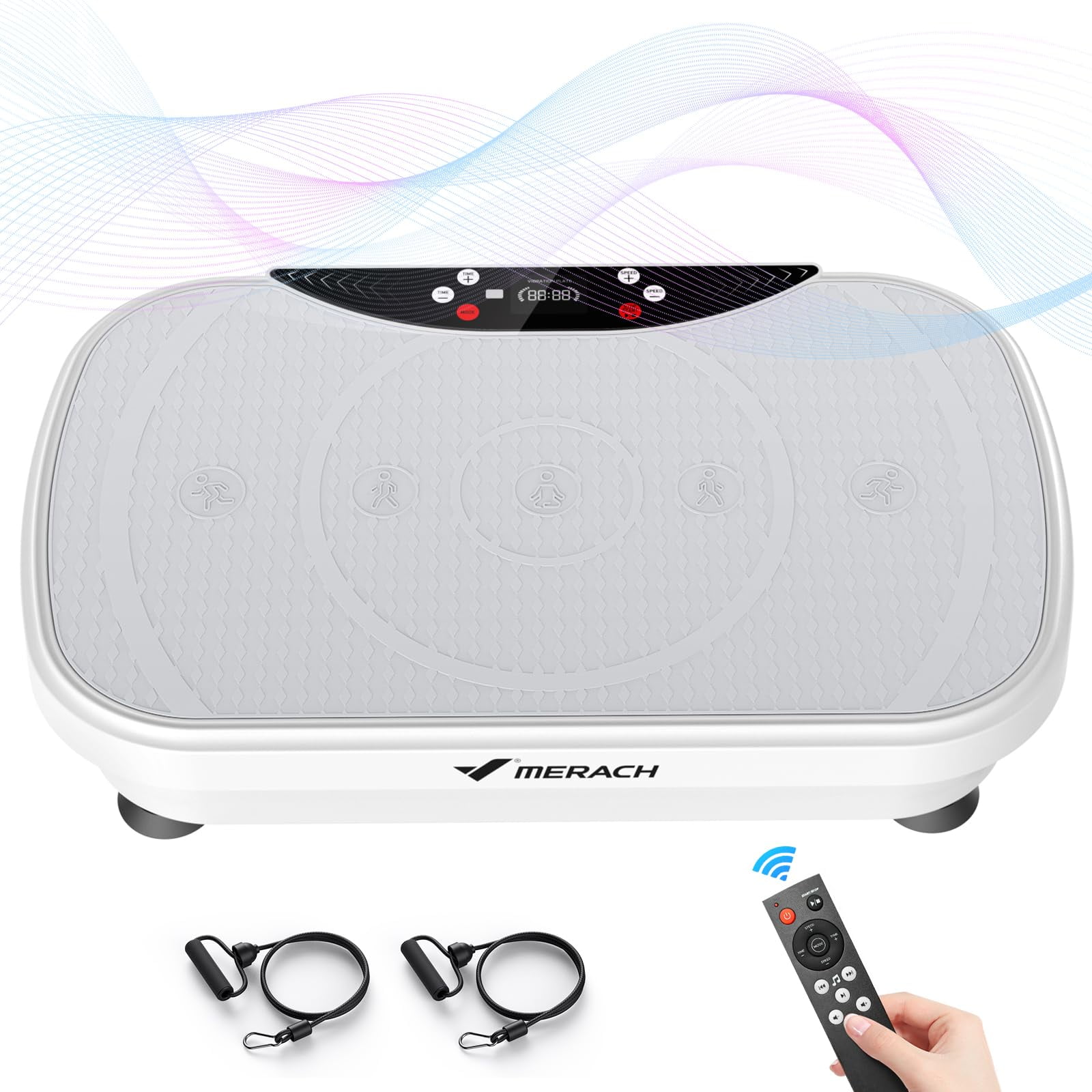 Máquina De Ejercicios Con Placas Vibratorias Merach Para Bajar De Peso