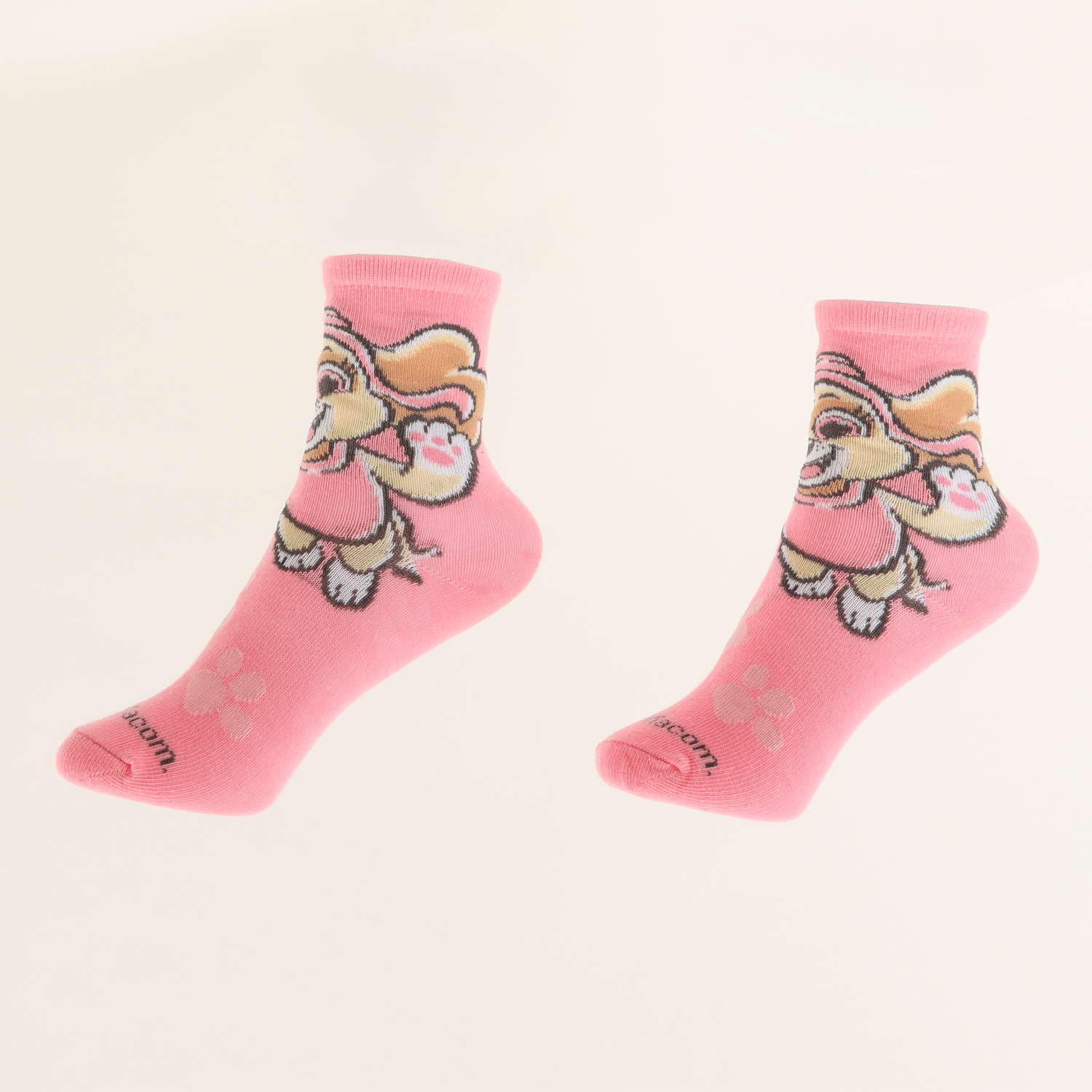 Tripack Calcetines Niña Rosado Full Print Skye Paw Patrol
