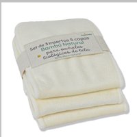 Pequelandia - Set 3 Insertos Bambú Natural