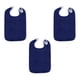 thumbnail image 4 of Baberos Para Adultos De 3 Piezas, Baberos Grandes Reutilizables Para Alimentación De Adultos Para Personas Mayores, Unisex, Color Azul Oscuro, 4 of 5