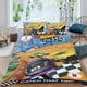 thumbnail image 2 of Hot Wheels: A Correr Conjunto de sábanas temático, trío de piezas, cómodo y amigable con la piel, diseño único, regalo de decoración para el hogar para familiares, amigos y fans, 90 cm * 190 cm, 2 of 6