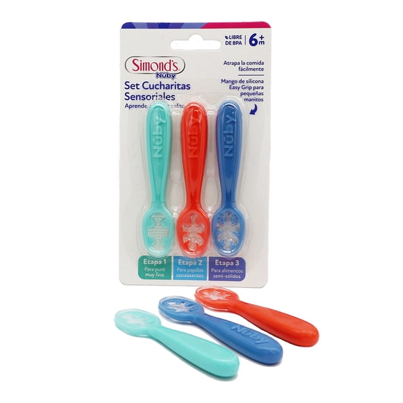 Set de Cucharitas Sensoriales de 3 Etapas