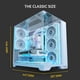 thumbnail image 3 of Carcasa compacta Lian Li O11Vision de vidrio templado de acero blanco ATX, 3 of 7