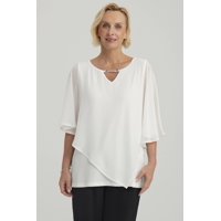 Fashionspark - Polera Mujer Sin Hombros Y Pabilo Crudo