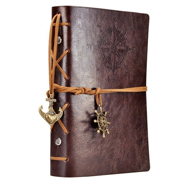 Cuaderno de cuero Vintage Náutico EvZ 18x13 cm
