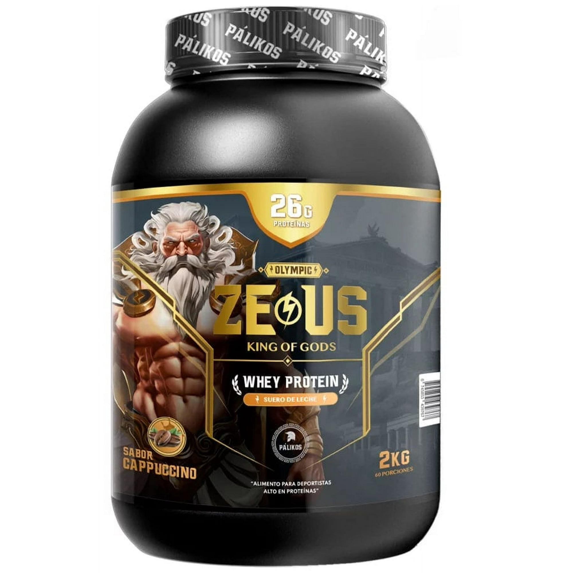 Proteina Zeus 2Kg / Cappuccino / Palikos Fitness