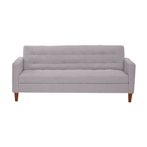 Latam Home - Futón Sofá Cama Genova Lino Gris Claro