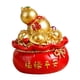 thumbnail image 1 of Lucky Money Bag Estatuilla De Feng Shui Chino Tradicional Atrract Cake Dress Up Calabaza, 1 of 5
