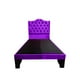 thumbnail image 1 of Cama 1,5 Plazas Ovalado, Incluye Base Y Respaldo Morado, 1 of 4