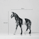 thumbnail image 5 of Adorno Escultura Deco Estatua Caballo Abstracto, 5 of 6