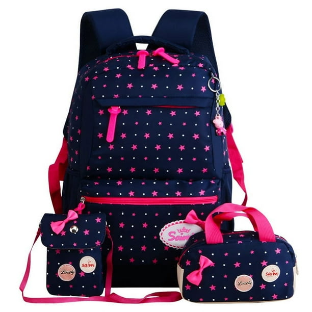 Dropshipping 3pcs/set School Bag Backpacks Schoolbag Fashion Kids Lovely Backpack for Children Girls Bag Student Mochila Sac