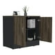 thumbnail image 5 of Buffet Office 2 Puertas Negro Y Coñac 75x80x48,5 Cm, 5 of 11
