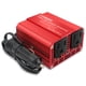 thumbnail image 1 of Inversor de Energía de 300W DC12V-AC110V 220V Inversor Portátil para Auto con Doble 5V 3A USB para Laptop/teléfono/cámara Fuente de Alimentación de Carga Rápida, 1 of 9