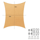 thumbnail image 3 of Malla Sombreadora Toldo Vela Rectangular + Kit de Instalacion 42 piezas 6x4m, 3 of 9