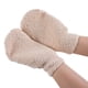 thumbnail image 1 of Guantes de ducha de baño- Mites de baño elásticos para limpieza profunda y exfoliación suave- Lavable en máquina (4 paquetes / 2 pares), 1 of 3