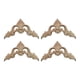 thumbnail image 4 of 4 Molduras Decorativas Para Esquinas Con Apliques De Madera Para Decoración De Muebles De Espejo, 10 Cm X 10 Cm X 0,8 Cm, 4 of 5