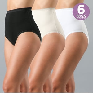 Pack X6 Calzon Alto Algodon Gift Box Flores 25330-24