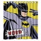 thumbnail image 1 of Cortina de ducha con diseño de Batman y ganchos (66 x 72 pulgadas), 1 of 3
