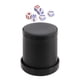 thumbnail image 1 of Topa De Dados Portátil De Dados Forrada Copa De Dados Para El Juego De Mesa Juego Familiar KTV Gloss Black, 1 of 5