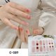 thumbnail image 1 of Spring Summer Flower Nail Strips 3D Nail Strips Fashion Full Wraps Nail Polish Sticker Self Adhesive Nail Art Decal Strip For Women Nail Art DIY, 1 of 3