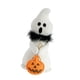 thumbnail image 4 of Decoración Halloween Muñeco Fantasma Artesanal Estatuilla Ornamental para Mesa Y Hogar Diseño Único en Poliéster Adecuado para Regalos Y Fiestas Temá Negro, 4 of 5