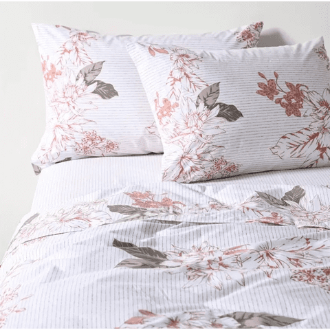 Genérico - Sabanas Ec Cannon 1.5 Plaza 200 Hilos Diseño Amaranta