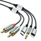 thumbnail image 1 of Cable Auxiliar de Audio AARONMEI USB C a 2 RCA 5M, 1 of 3