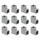 thumbnail image 1 of Kit de Soportes para Gazebo de 2 Vías, Conector de Esquina de Codo de Aluminio, Kit de Base de Poste para Carpintería DIY para Madera de 1.3" x 1.3" para Gazebo de Patio Exterior (Paquete de 12), 1 of 6