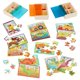 thumbnail image 1 of Juego de rompecabezas B. Toys Pack o' Puzzles, paquete de 3 para niños a partir de 3 años, 1 of 9