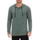 thumbnail image 5 of INSPIRE CHIC Sudadera con Capucha Texturizada de Manga Larga para Hombre 2XL Verde Oliva, 5 of 6
