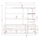 thumbnail image 5 of Estante Home Alan Naturale Off Blanco, 5 of 5