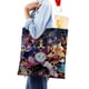 thumbnail image 4 of Villains Bolso de tela con estampado de lienzo para mujer, bolsa de compras reutilizable y estética, con cremallera interior, regalo para mujer, 35 × 40 cm., 4 of 6