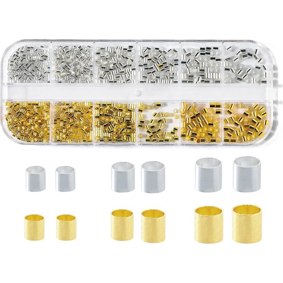 Terminales Crimp Hudinsun 1050u 1.5mm 2mm 2.5mm Oro Plata