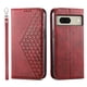 thumbnail image 1 of Funda Flip FOXDOCK para Google Pixel 8 , Estilo Billetera con Diseño Rombo, Correa de Mano y Soporte, Uso Diario, 1 of 6