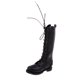 thumbnail image 4 of Botas De Cuero PU A Escala 1: 6 Zapatos Masculinos Para Figura De Acción De Soldado De 12 Pulgadas Negro, 4 of 5