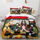 thumbnail image 1 of Demon Slayer 3d Bedding Set Duvet Cover Pillowcases Single Twin Full Queen King Size Boys Girls Boys Gift Home DecorBed Sheets, 1 of 5